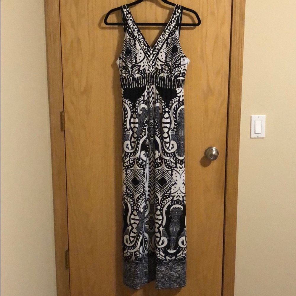 ❣️ NWT Style & Co Maxi Dress Arabesque Tile ❣️